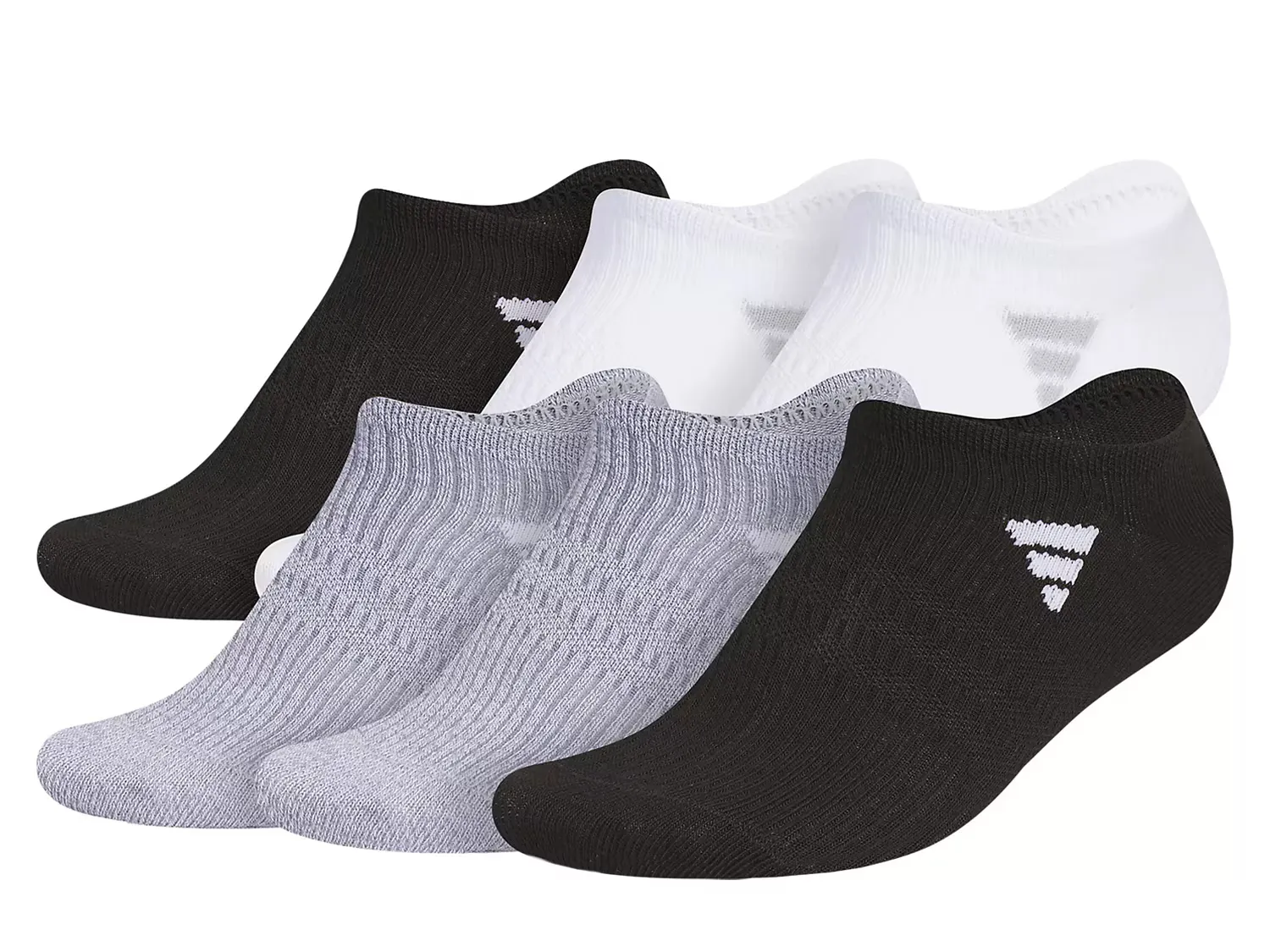 

Женские носки невидимки Superlite 3.0 - 6 пар Adidas, Grey/Black/White