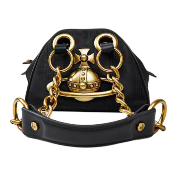 

Vivienne Westwood Вязка женская сумка через плечо One Shoulder черная