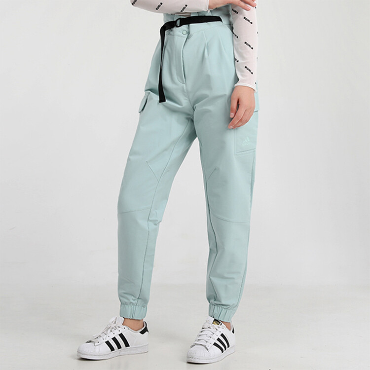 Брюки карго женские светло-голубые Adidas — фото 2
