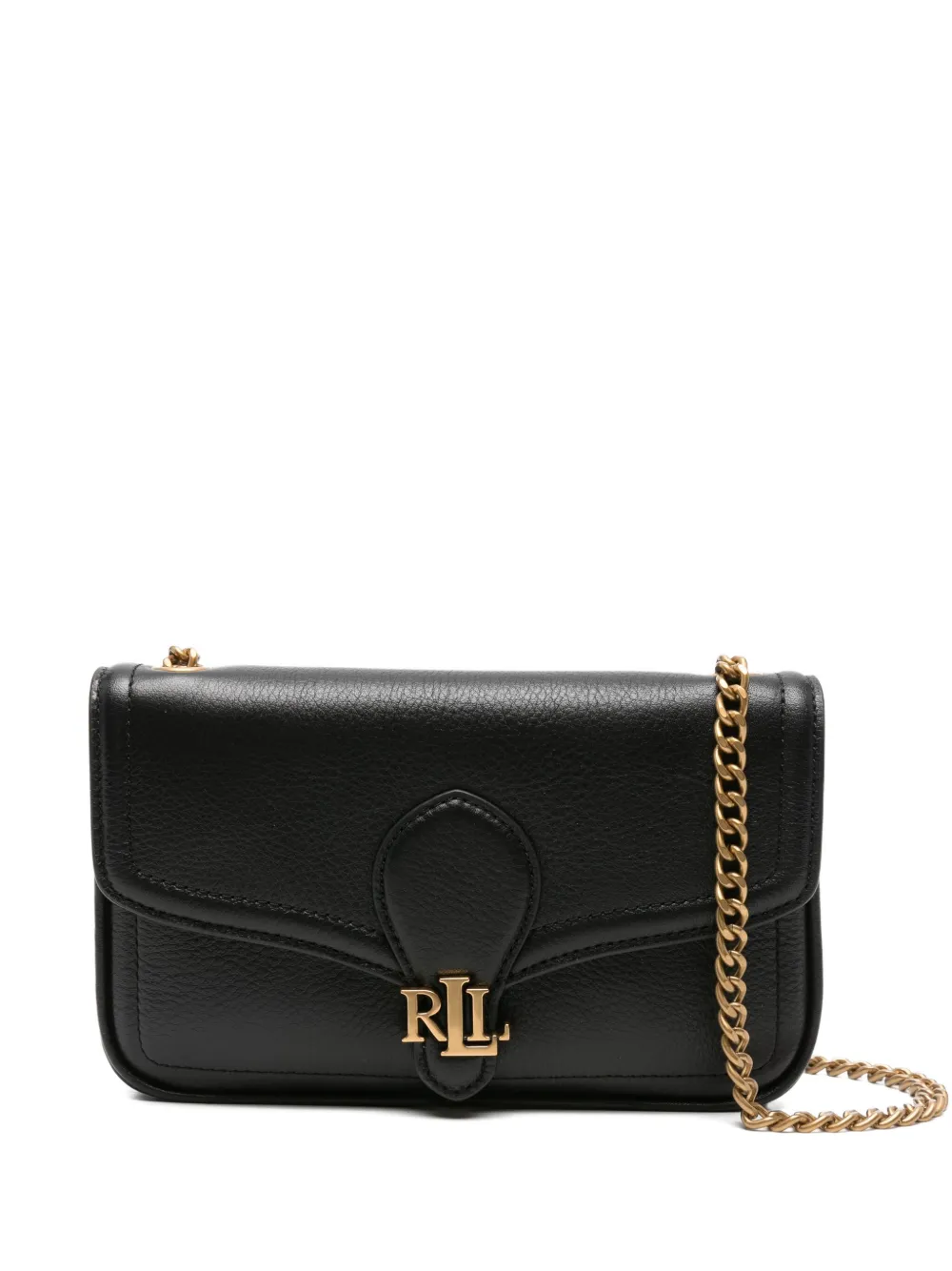 

Сумка с цепочкой и логотипом Lauren Ralph Lauren, черный