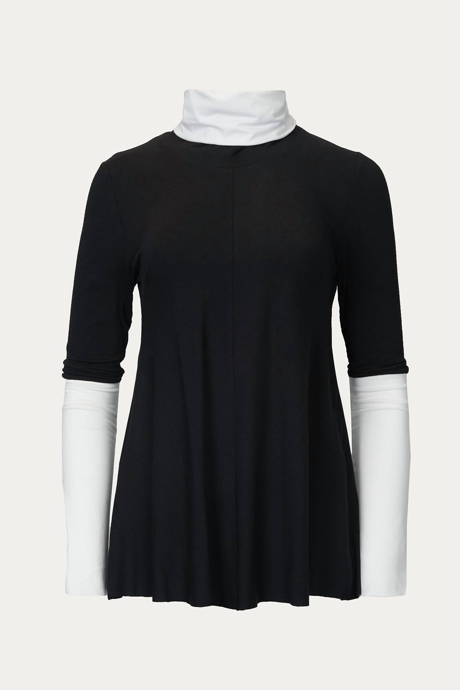 

Футболка Danute Jersey Colorblock черного/белого цвета DEVINTO