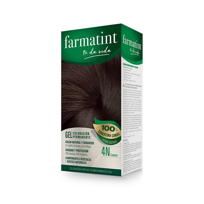 

Краска для волос Tintes Farmatint, 4N Castaño