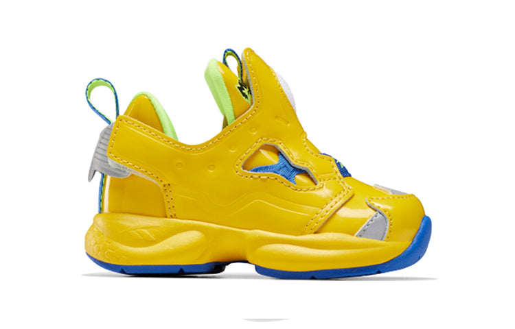 Беговые кроссовки Reebok Illumination's Minions x Versa Pump Fury Toddler 'Minions', желтый — фото 2