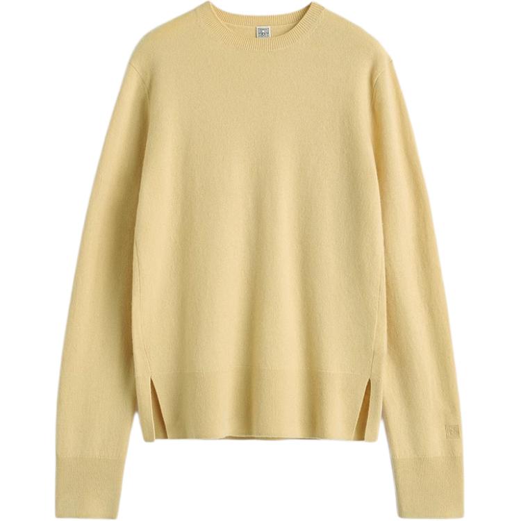 

Свитер с круглым вырезом TOTEME, мягкий желтый