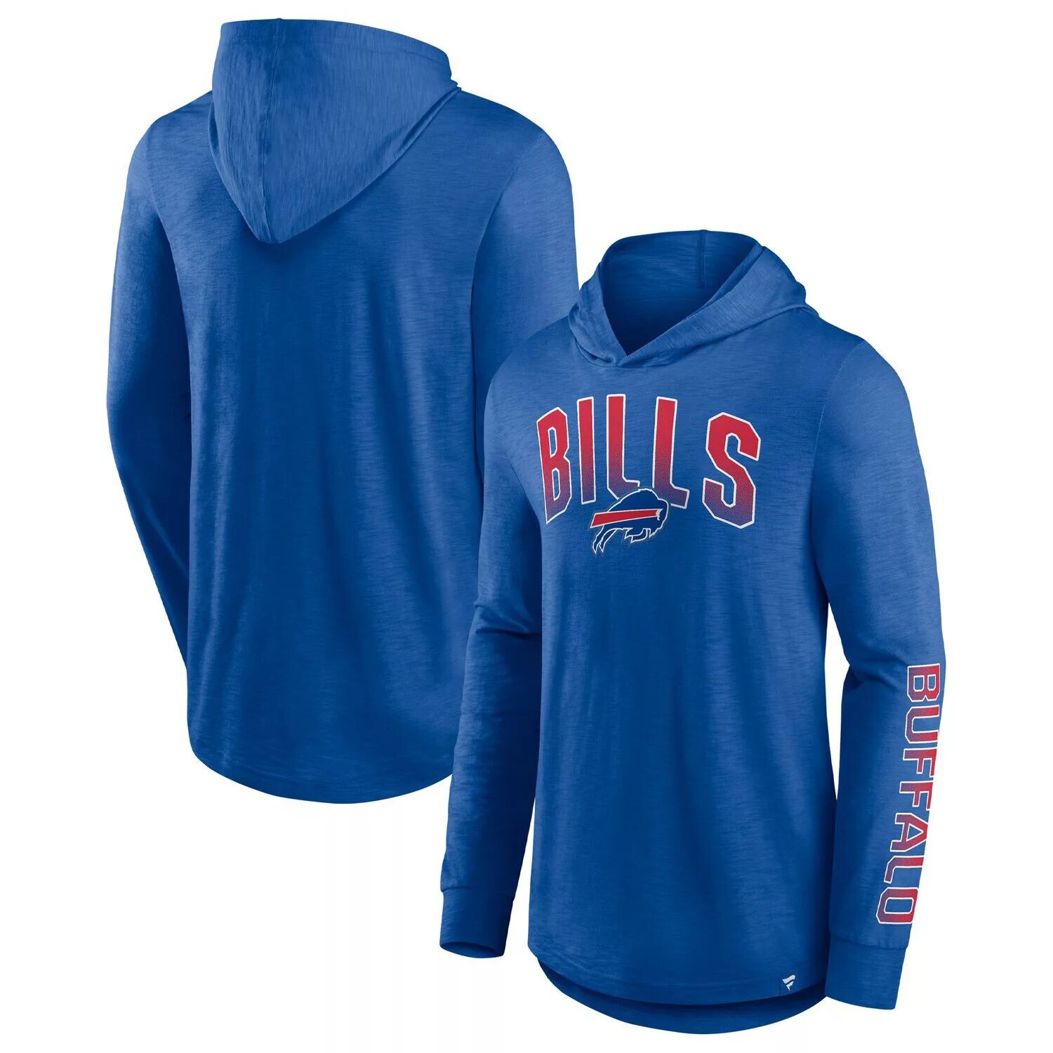

Мужской пуловер с капюшоном с логотипом Royal Buffalo Bills Front Runner Fanatics