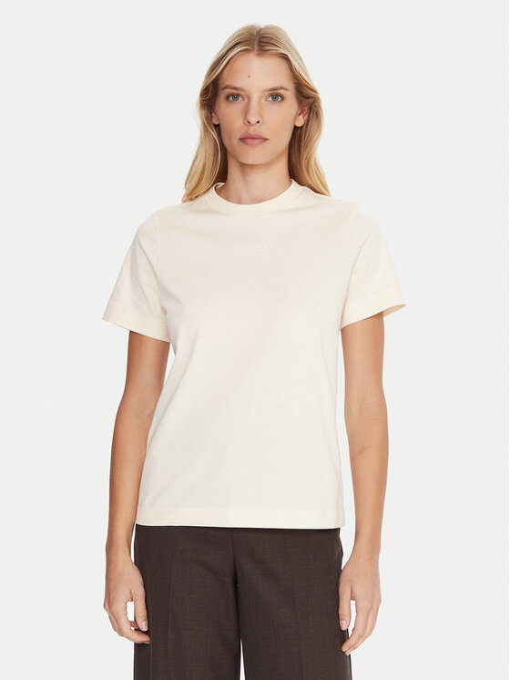 Футболка regular fit TF0355 Lacoste, бежевый
