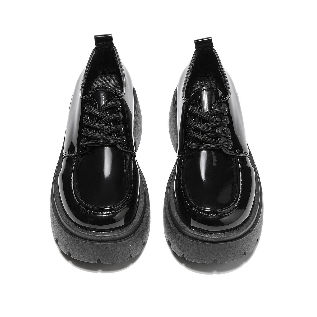 Туфли женские повседневные Women's Casual Shoes Women's Komanic, цвет Gloss Black — фото 2