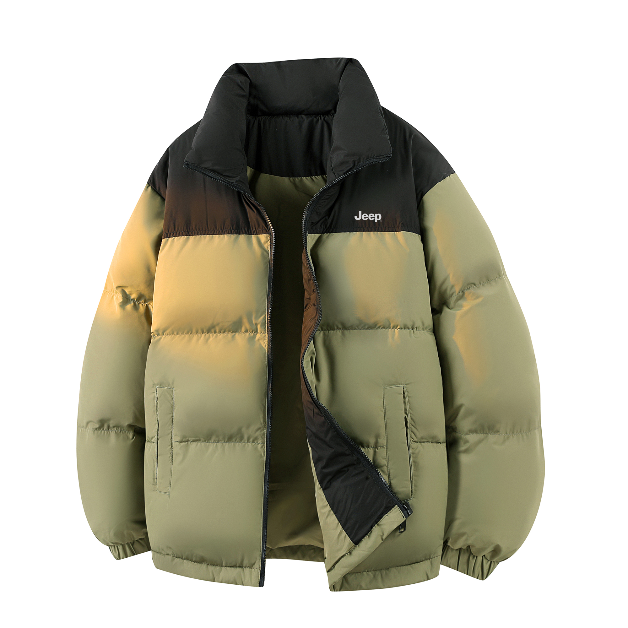 

Пуховик City Casual Collection Unisex Jeep, army зеленый