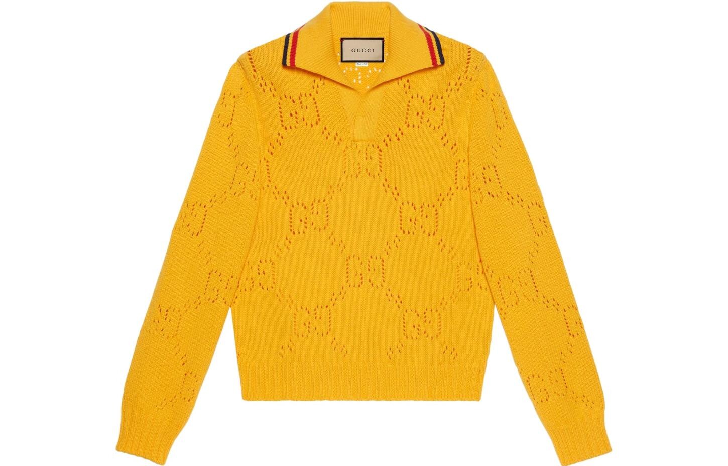 

Свитер мужской Канарейка Gucci, цвет Canary