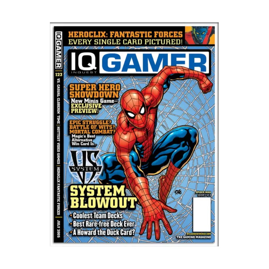 

Журнал #123 "Super Hero Showdown, Vs. System Blowout, Magic Alternative Win Card", InQuest Gamer Magazine