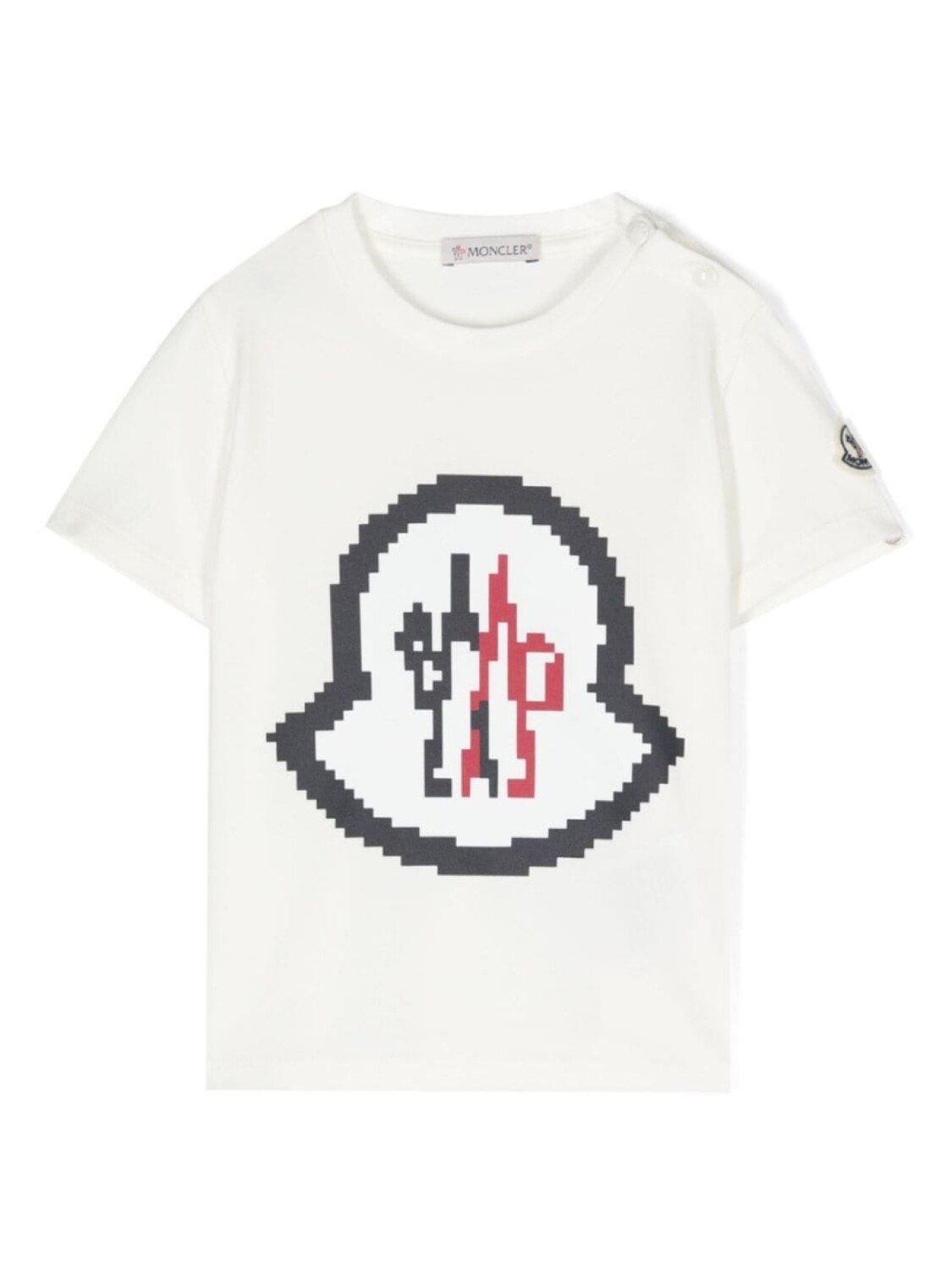 

Moncler Enfant футболка с логотипом, белый