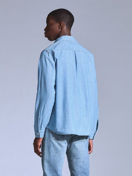 Рабочая рубашка BLUETAB из шамбре Levi's, Light Indigo - Worn In — фото 2