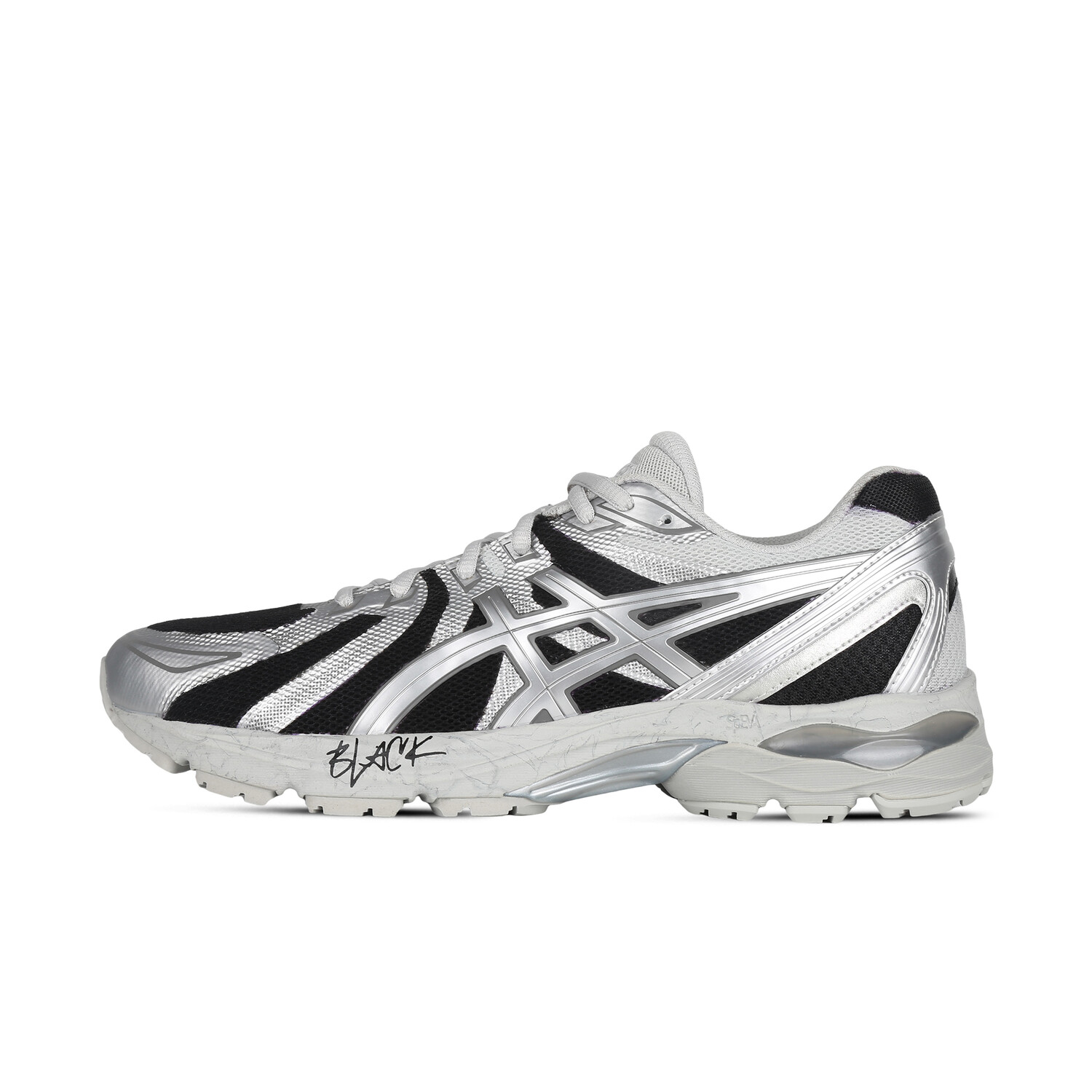 

Кроссовки Gel-Flux 4 мужские с низким верхом, черный/серебряный Asics