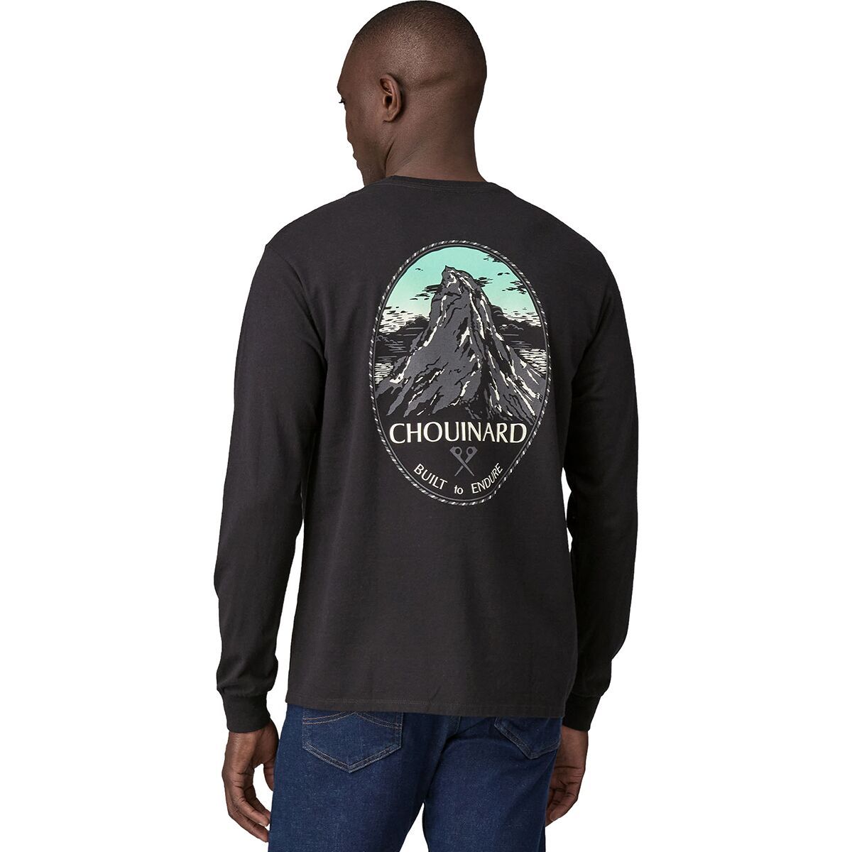 

Футболка с длинным рукавом Chouinard crest Patagonia, черный