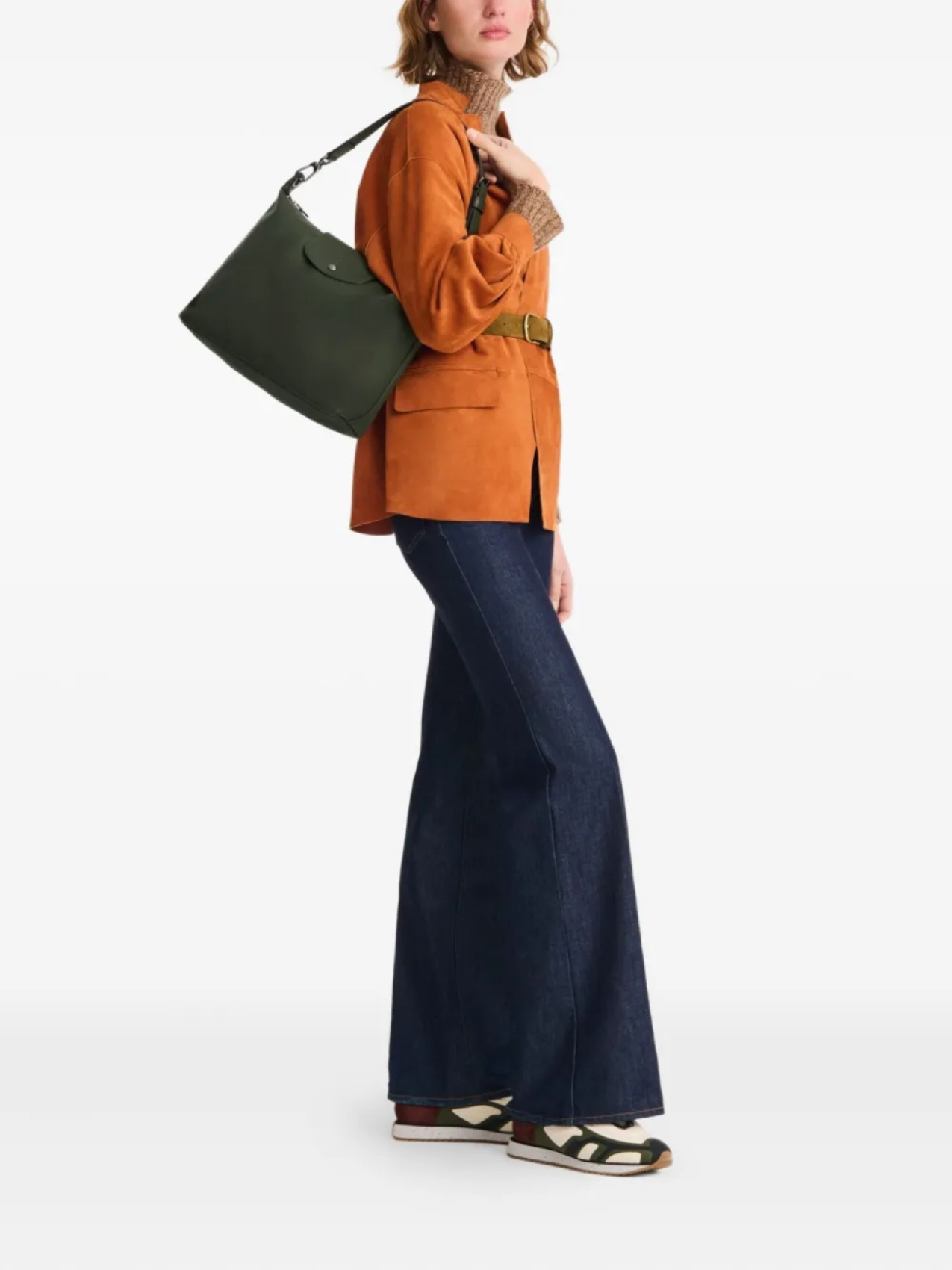 

Longchamp сумка на плечо Le Pliage среднего размера, зеленый