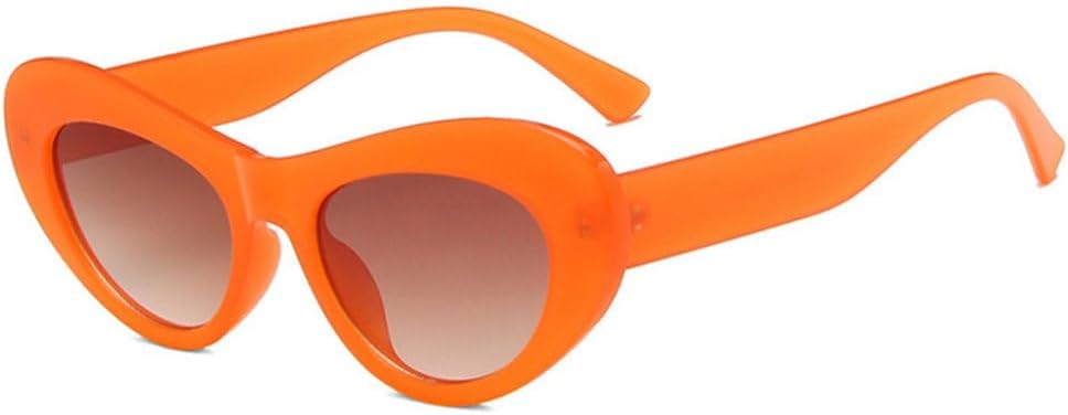 

Популярные модные солнцезащитные очки 2027 года: женские ретро-очки с защитой от солнца UV400; мужские овальные солнцезащитные очки с градиентной линзой MTZJH, Orange Tea Gradient