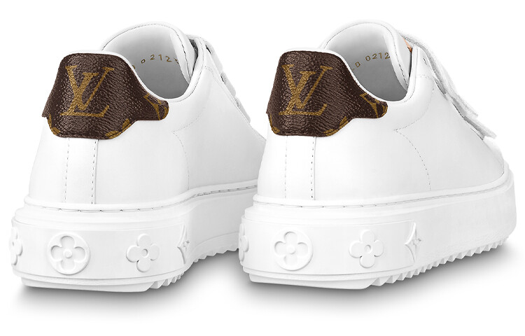 Кроссовки женские Louis Vuitton Time Out Skateboard, белый / коричневый — фото 4