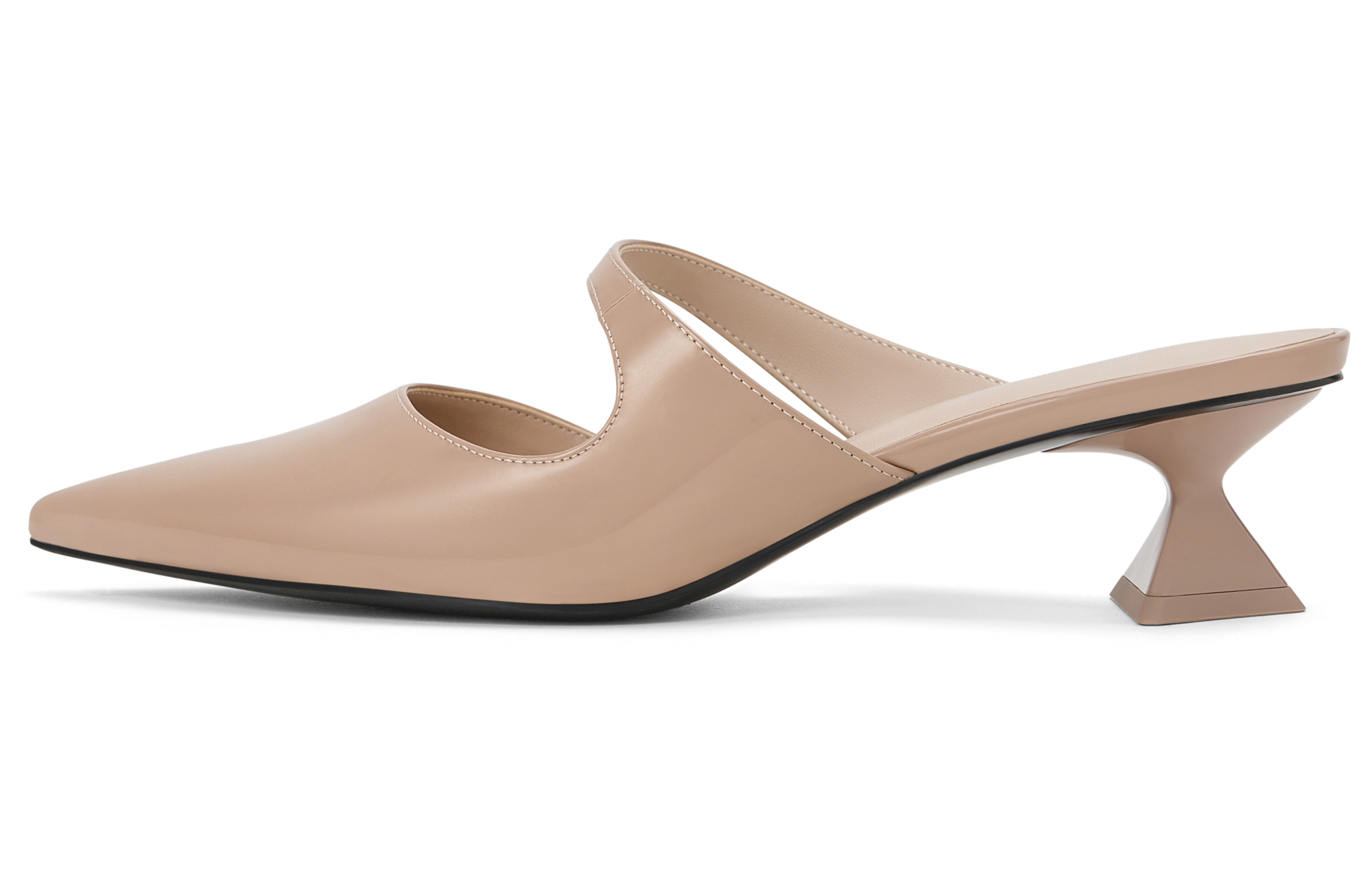 Сланцы с закрытым носком на композитной подошве 4,5 см CHARLES&KEITH, телесный