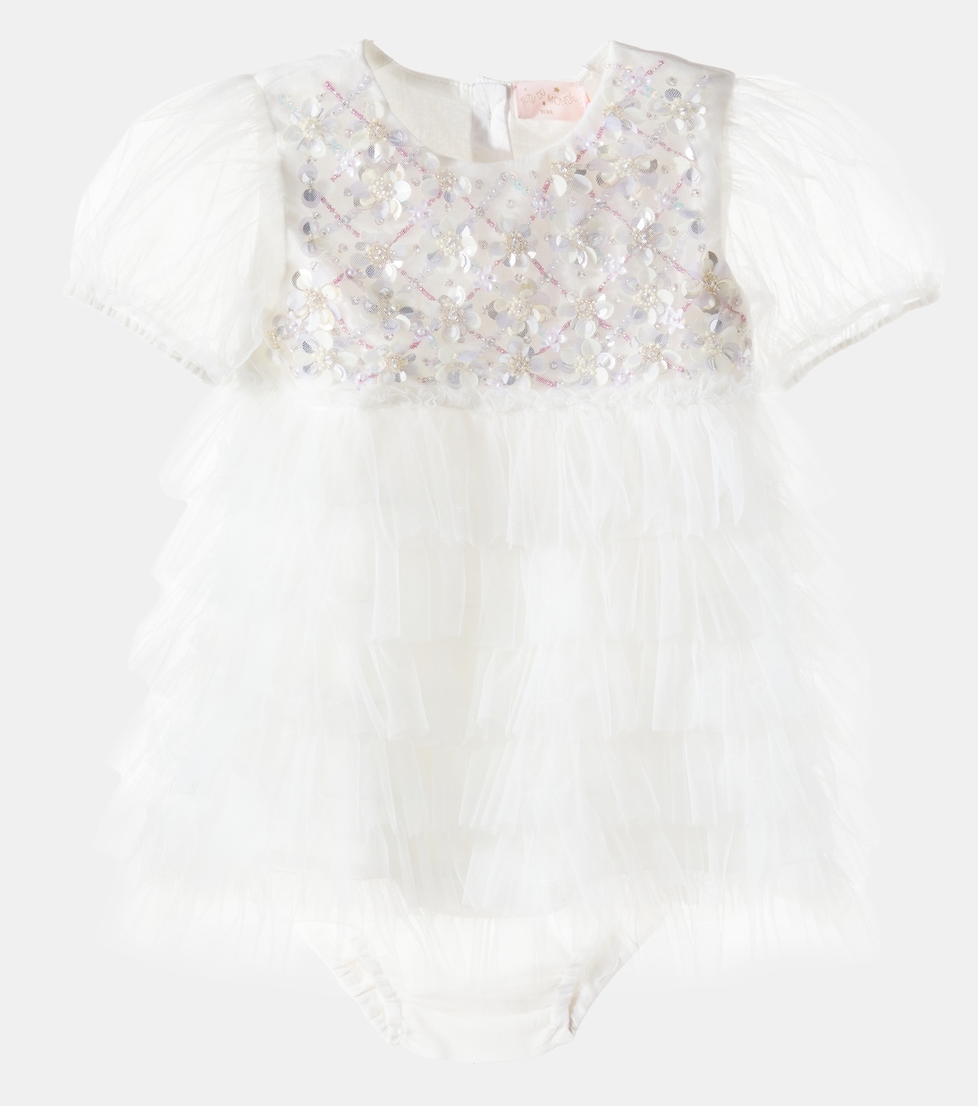 Комплект из платья и панталон Baby Meadow Muse Tutu Du Monde, Milk — фото 2