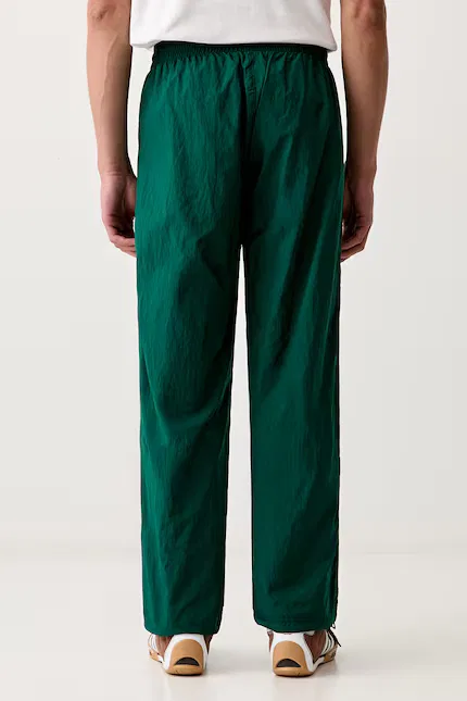 Брюки прямые из полиамида TRACK PANT Adidas Originals, зеленый — фото 3