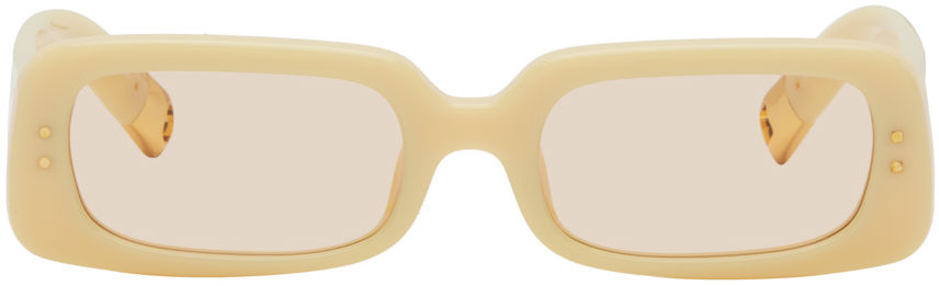 

Желтые солнцезащитные очки Les Lunettes Azzuro JACQUEMUS