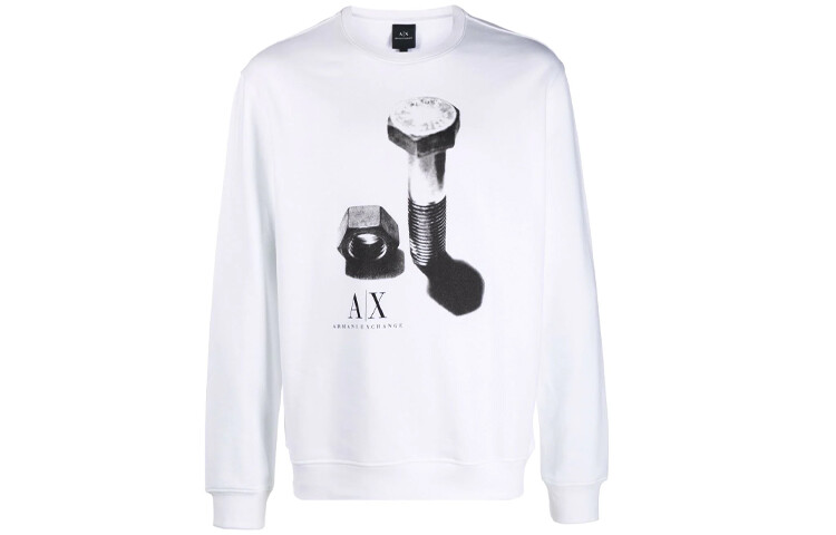 

Толстовка мужская белая Armani Exchange, белый