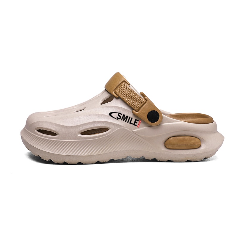 

NANJIREN Клоги мужские бежево-коричневые, цвет Beige Brown