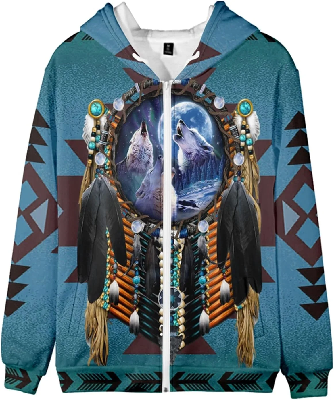 

Толстовка SIAOMA Native American Indians с 3D принтом