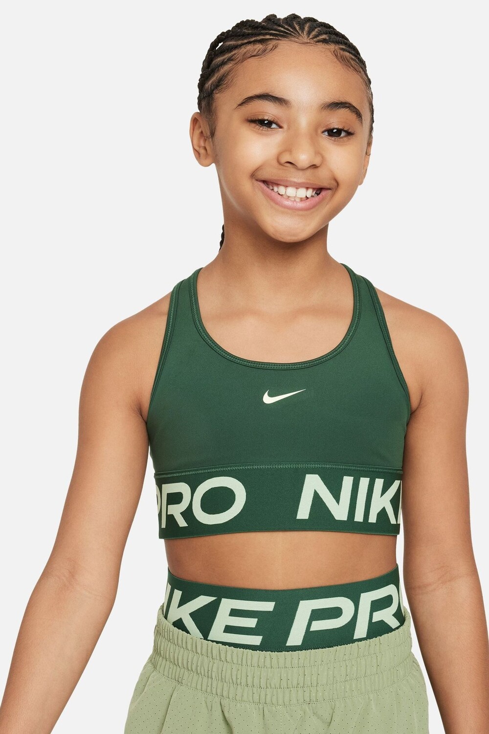 

Про бюстгальтер с галочкой Nike, зеленый