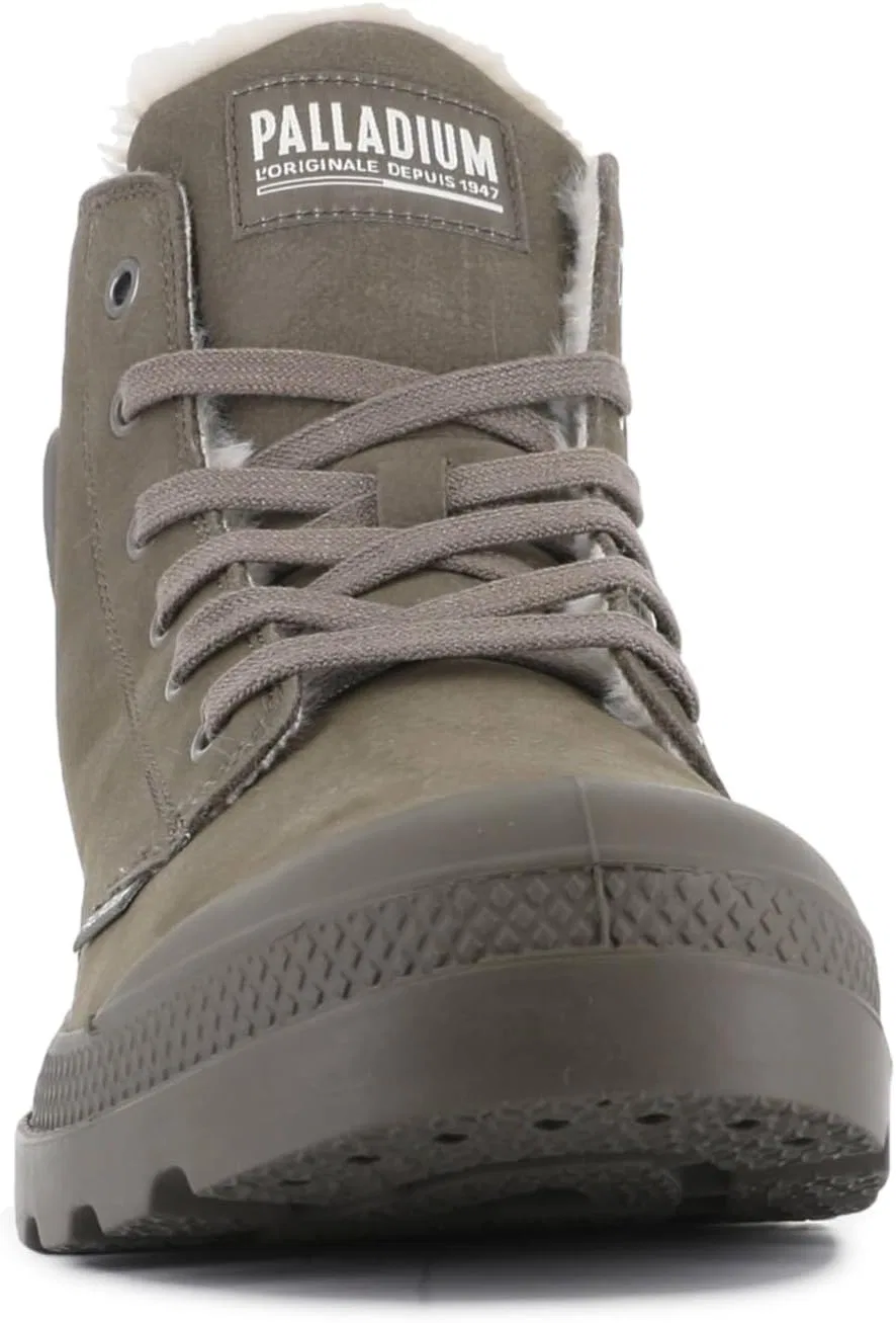 Мужские ботинки Palladium Pampa Hi Zip WL, Gray — фото 2