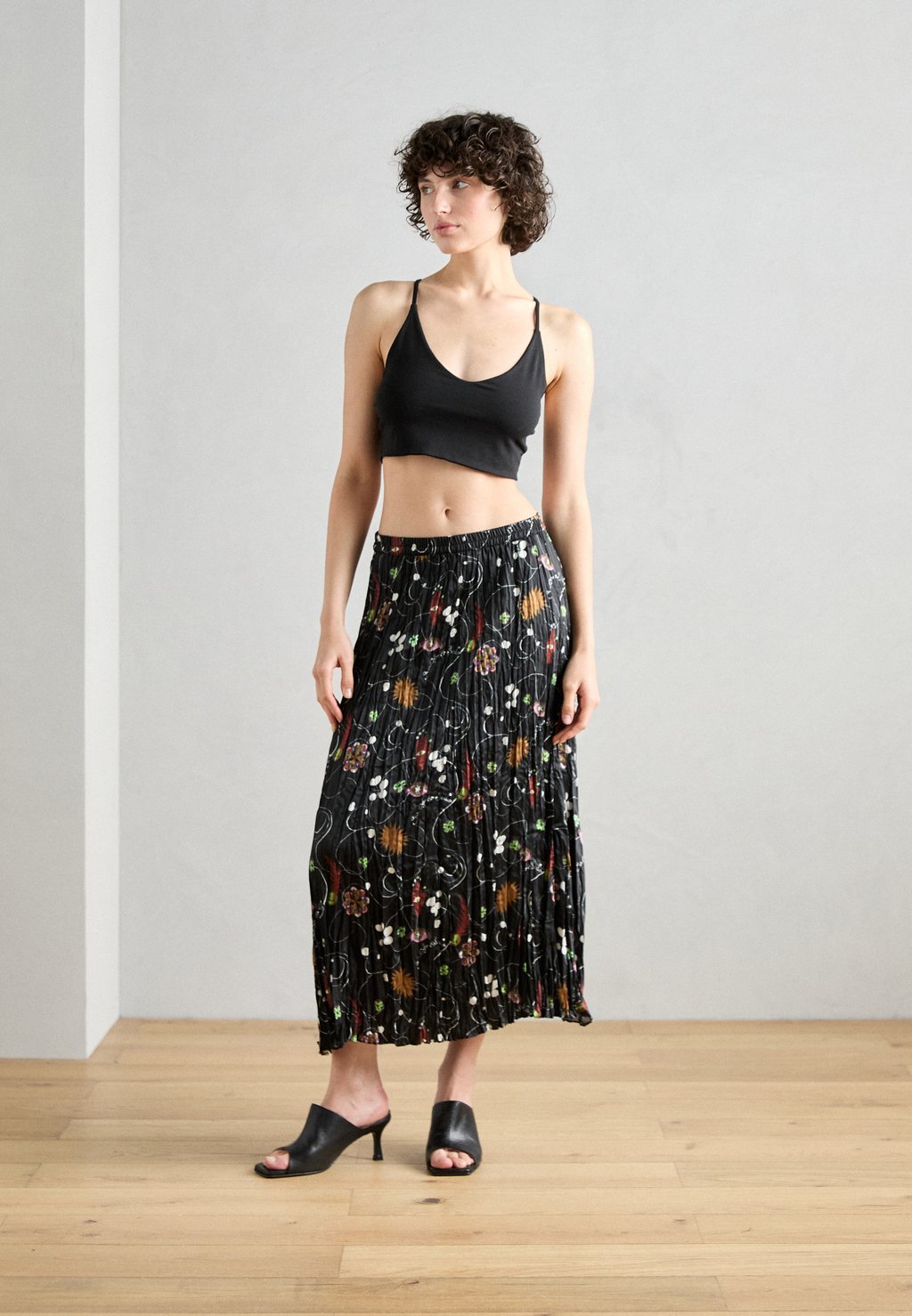 

Юбка А-силуэта PLEATED CRINKLE SKIRT Scotch & Soda, мультиколор