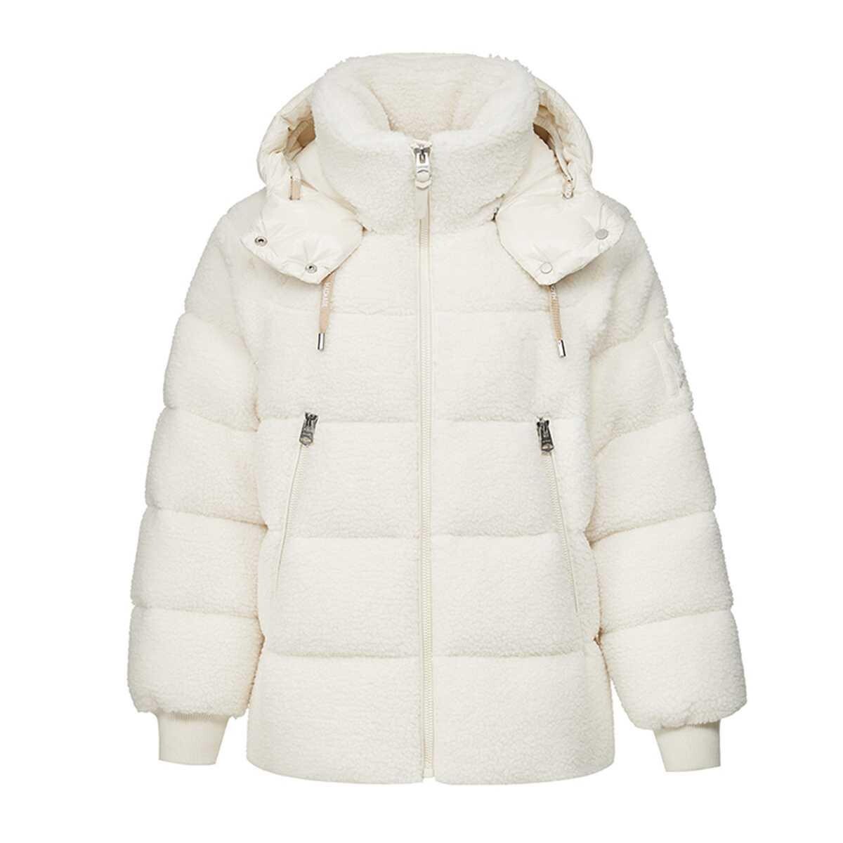 

Пуховик женский кремово-белый Mackage