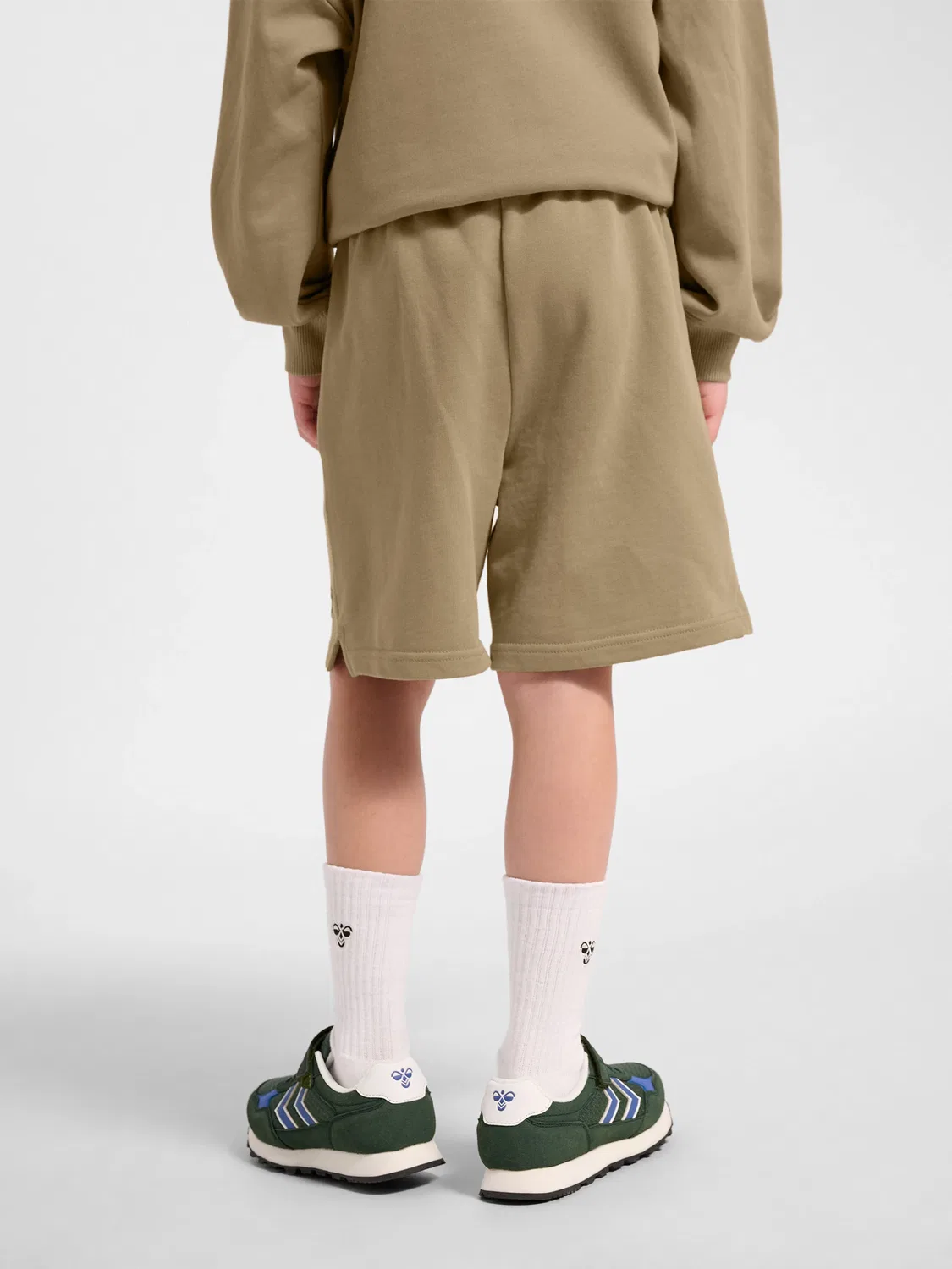 Шорты из футера, Hummel, silver mink — фото 2