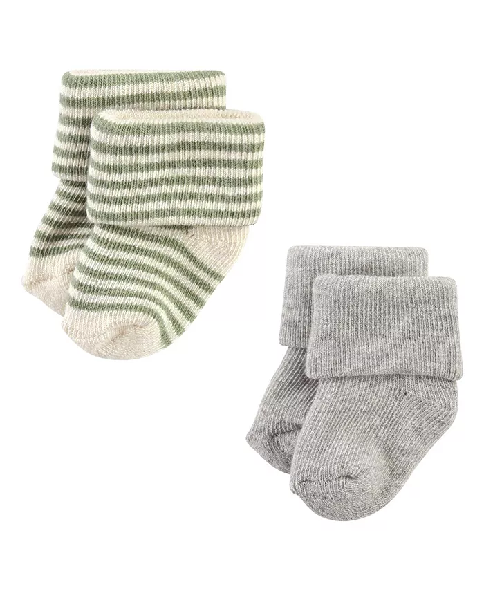Носки для мальчиков Hudson Cotton Rich Newborn и Terry, Modern Elephant, 6-12 месяцев Hudson Baby, синий — фото 2