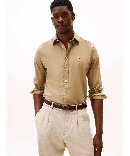

Рубашка Regular fit Tommy Hilfiger, бежевый