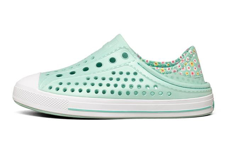 

Skechers Kids Детские сандалии для подростков, нескользящие, износостойкие, дышащие, зеленые