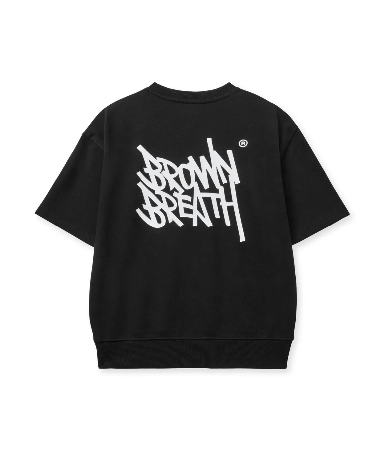 Детский хлопковый свитшот Kids Tag чёрный от Brownbreath Kids — фото 2
