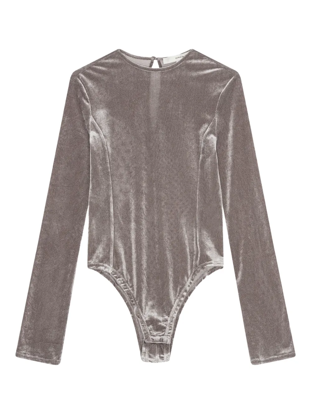 

Бархатное боди REMAIN, серый