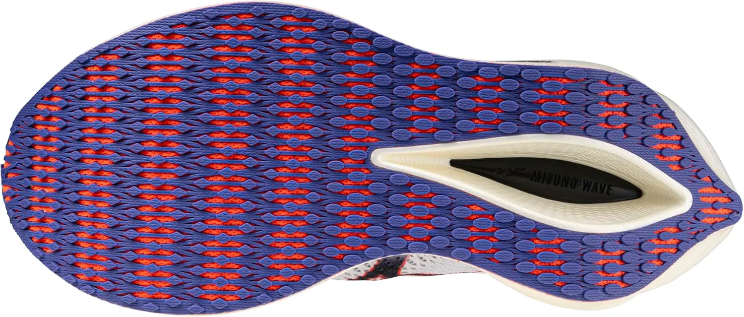Беговые кроссовки Mizuno Unisex-Adult Wave Rebellion Pro 3 для взрослых, белый/синий — фото 2