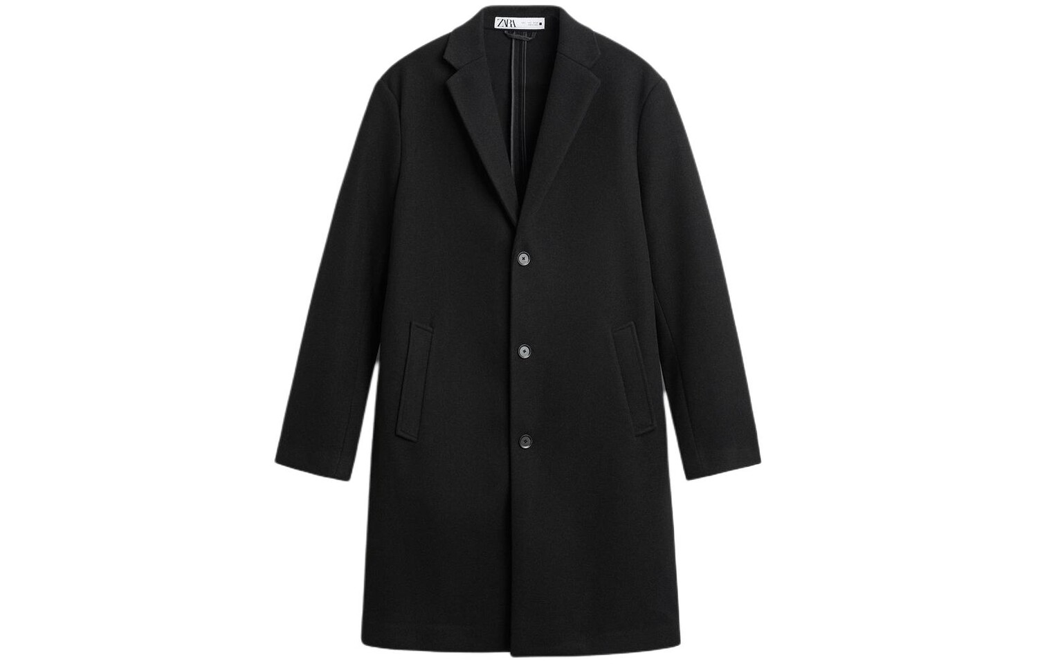 

Тренчкот мужской черный Zara, черный