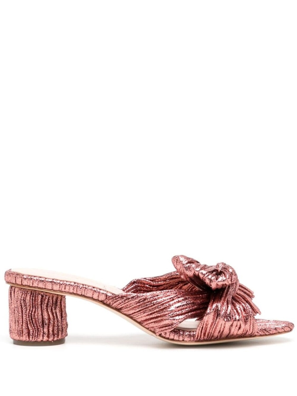 Босоножки с эффектом металлик Loeffler Randall, розовый