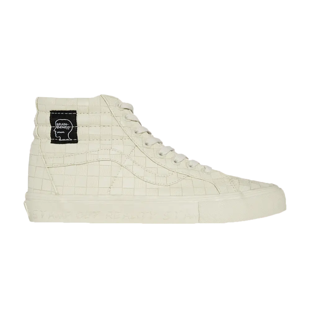 Кроссовки Brain Dead x DSM x Sk8-Hi Reissue LX Vans, белый