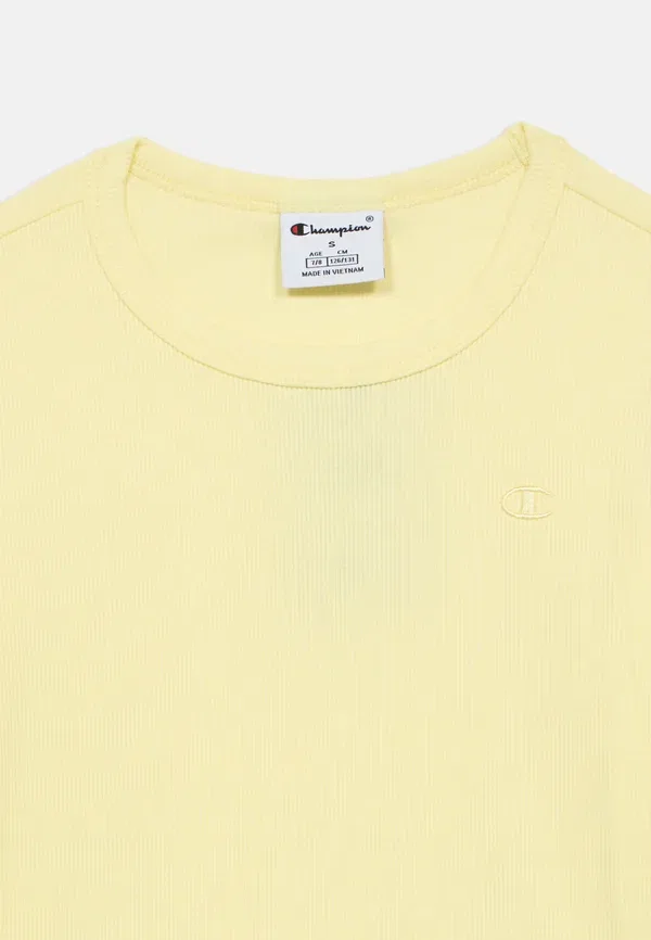 Футболка с круглым вырезом Champion Icons crewneck basic t-shirt, желтый — фото 4
