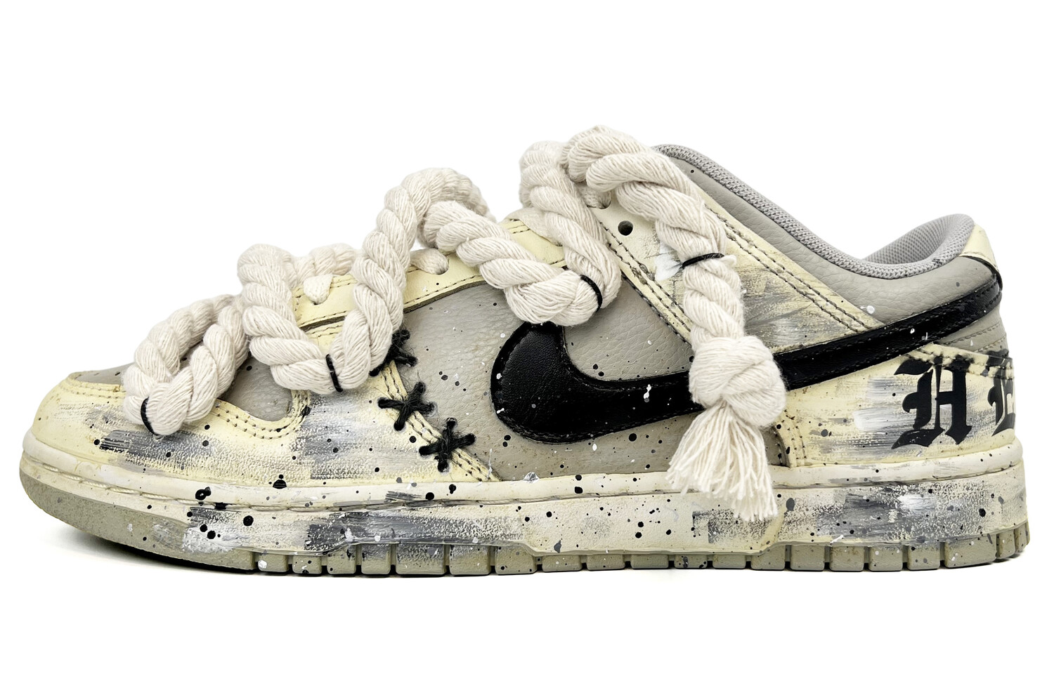 

Мужские кроссовки для скейтбординга Nike Dunk Low, молочный