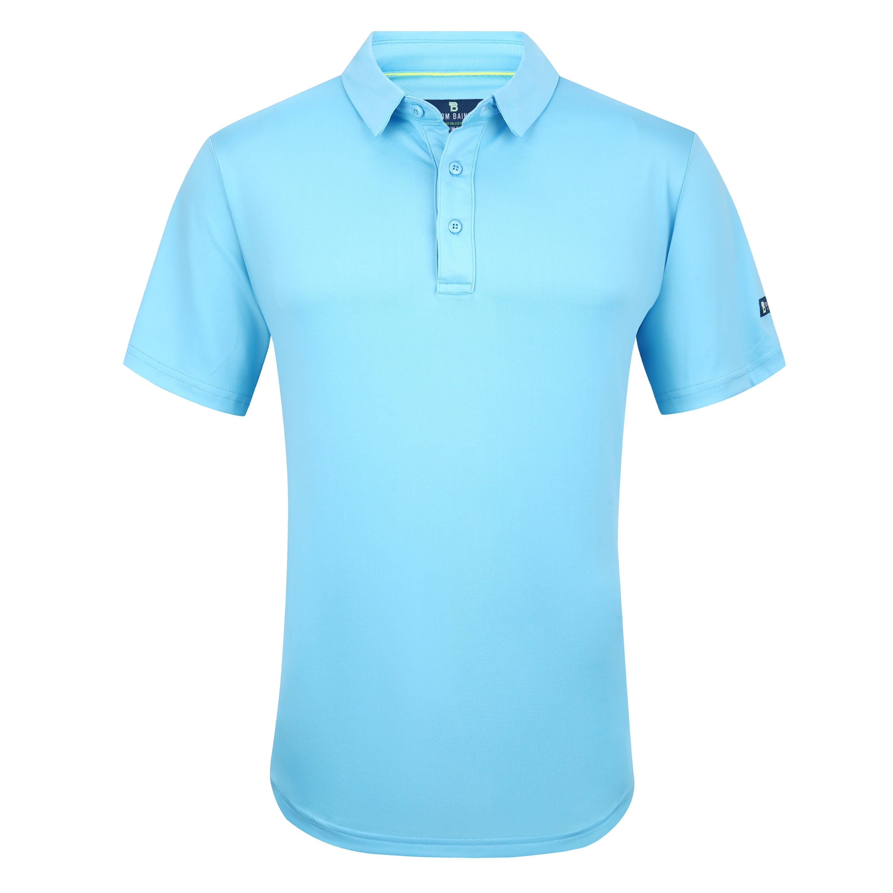 

Мужская футболка-поло Tom Baine Performance Solid Four-Way Stretch Golf Polo, светло-голубой