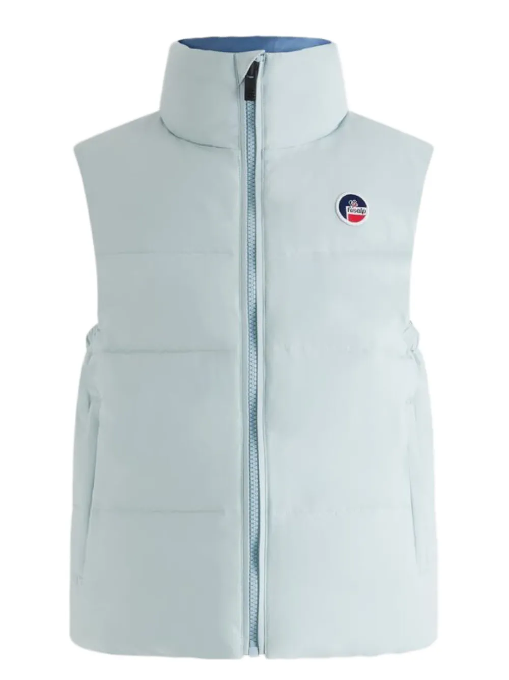 

Стеганый жилет с высоким воротником Fusalp, синий