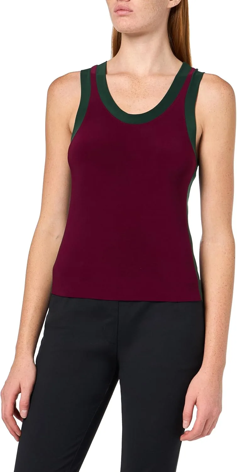 

Norma Kamali Женская Футболка Racer с Боковой Полосой