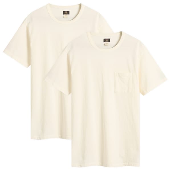 

Футболки Rrl By Ralph Lauren - комплект из 2 штук, теплый белый