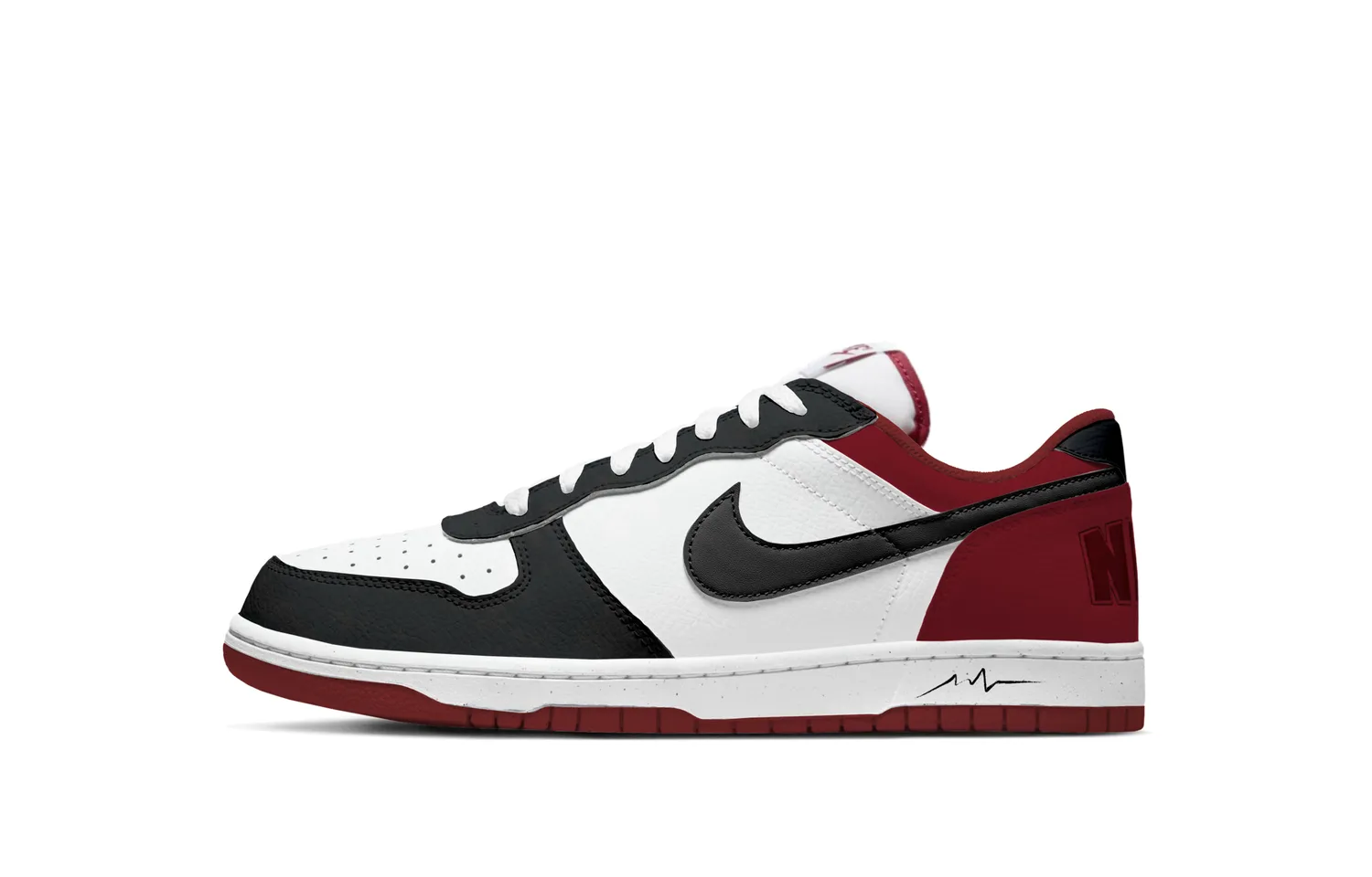 Nike Кроссовки для скейтбординга Big Leaping Ahead Low Top мужские красные белые