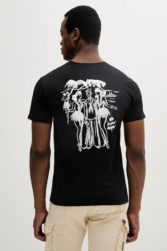 

Хлопковая футболка Aloha T BP Alpha Industries, черный